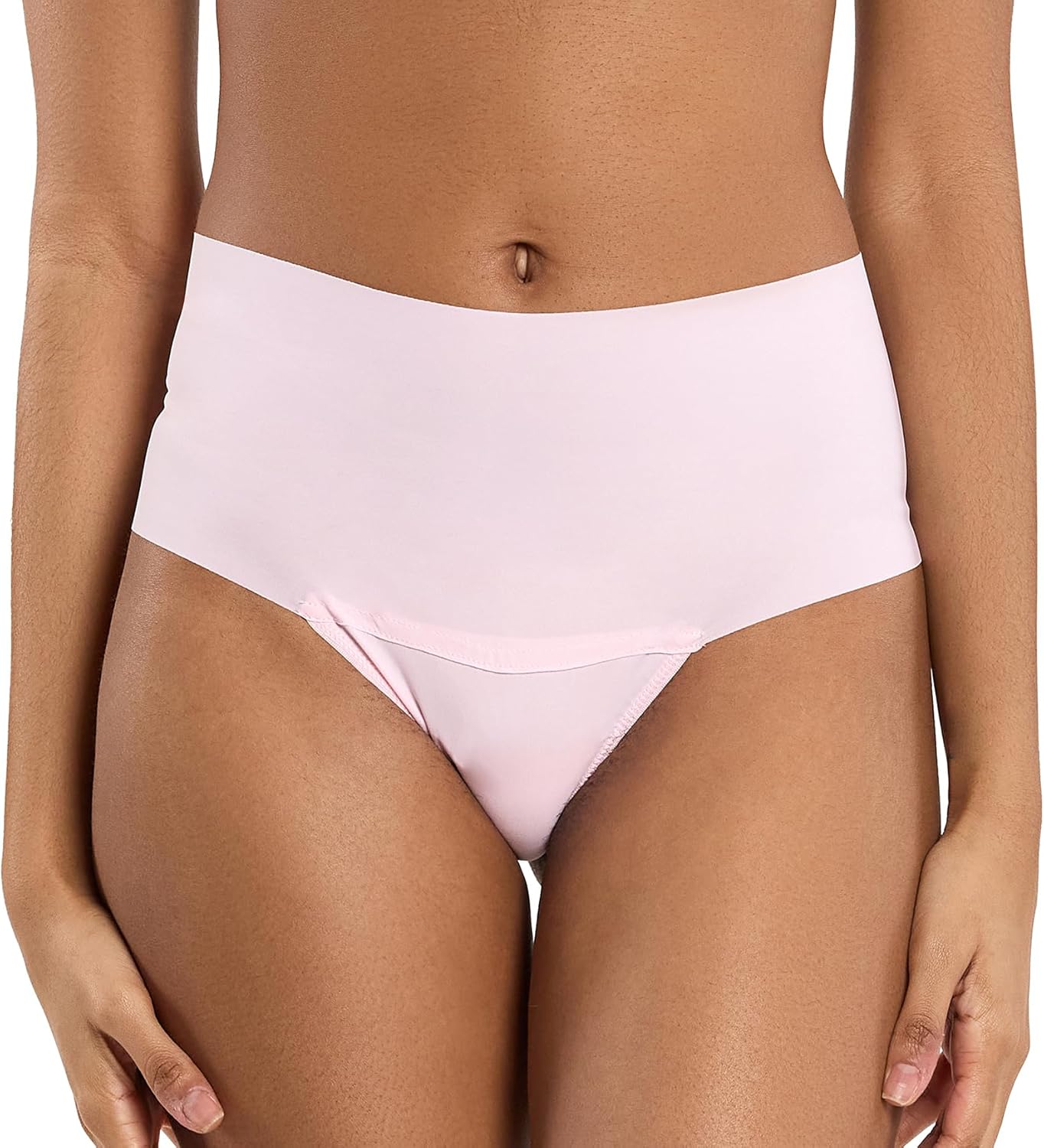 hanky panky - BreatheSoft High Rise Thongs for Women | Microfibre Knit Underwear Panties, Lingerie | Sizes (XS-XL), 3 pack - Image 3