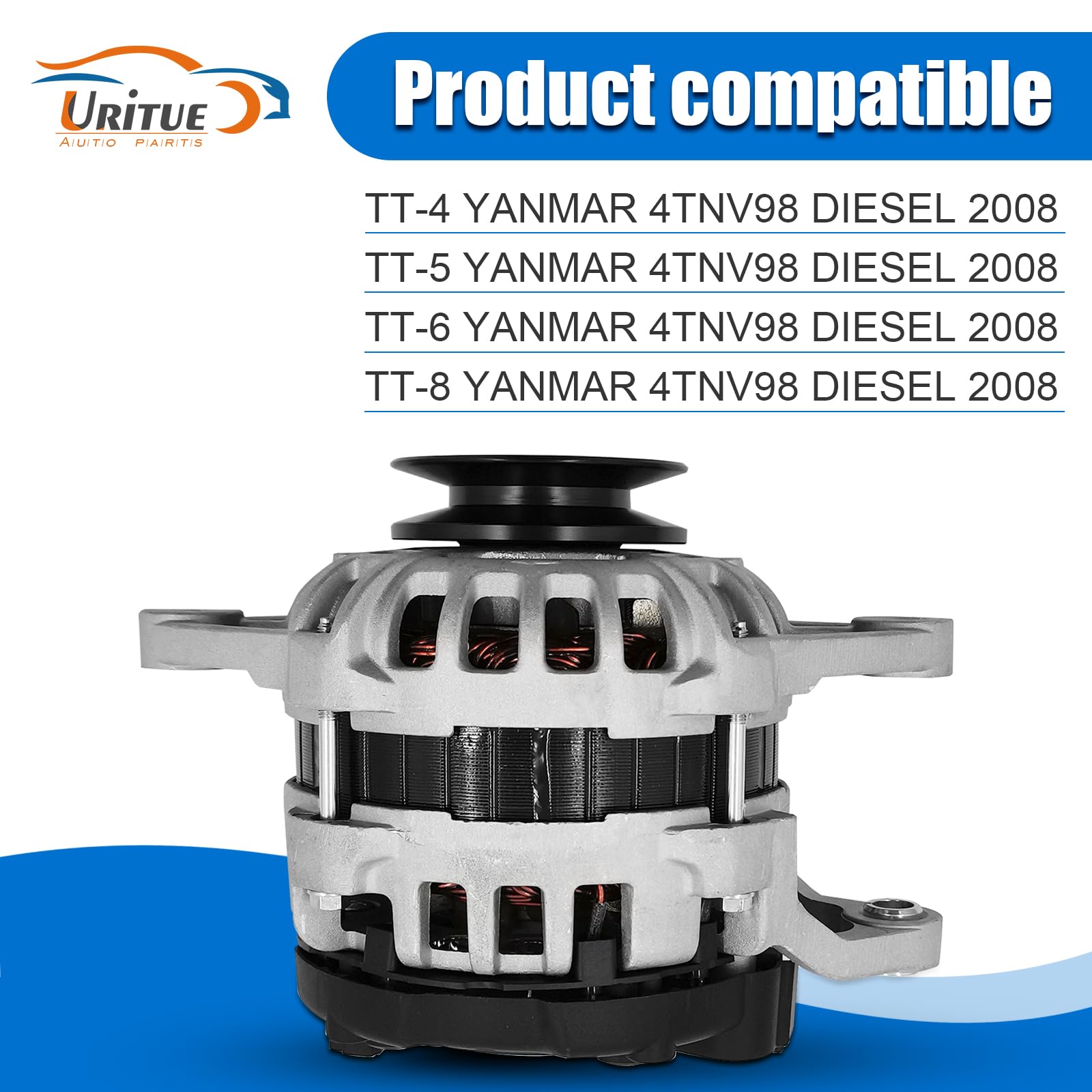 Amazon | Uritue F000BL0118 12V 80A オルタネーター 2008 TT-4 - TT8