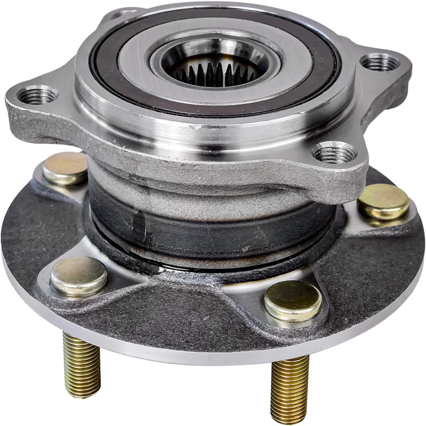 Detroit Axle - AWD 4pc Wheel Bearing Hubs Kit for 2007-2012 Mitsubishi Outlander Sport, 2 Rear Wheel Bearing and Hubs 2 Front Wheel Bearings Replacement