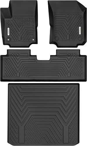 Miniatura 1 de YITAMOTOR Juego de alfombrillas para Chevrolet Equinox 2018-2024, ajuste personalizado, juego de forro de carga delantero y segundo asiento,