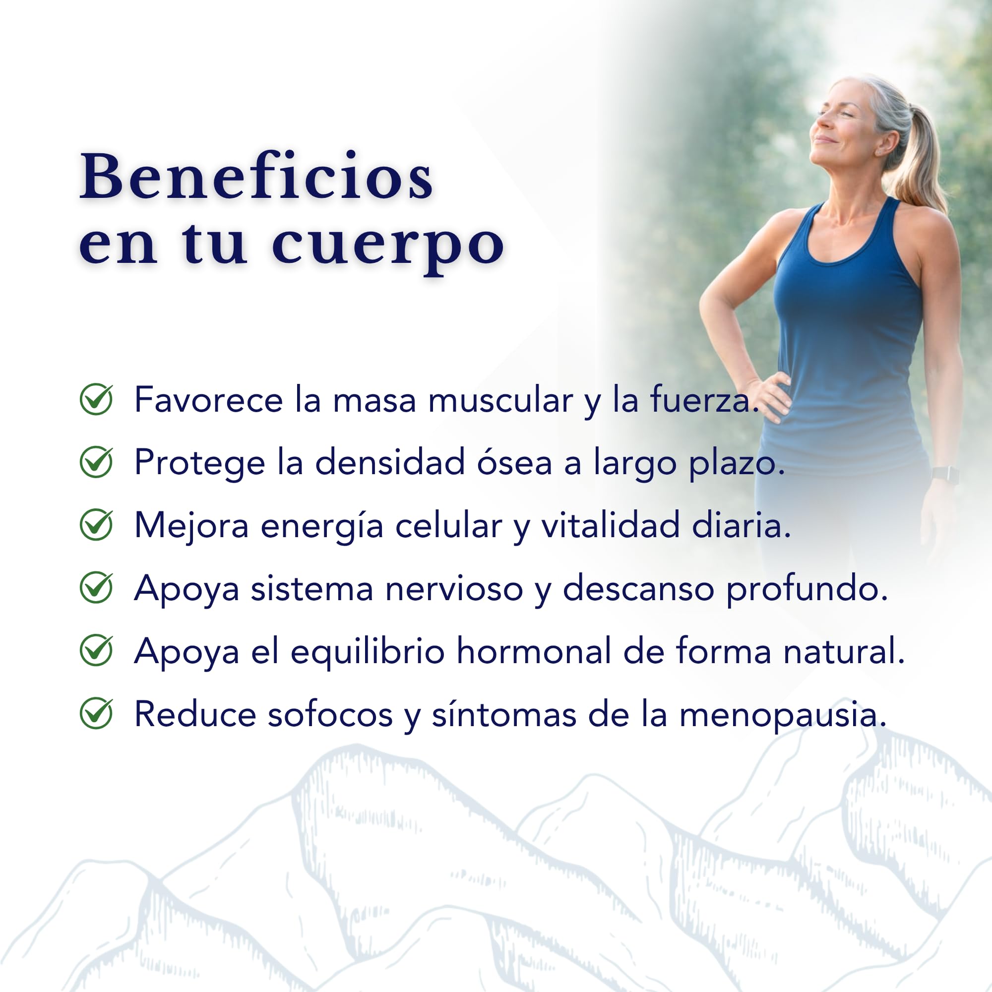 Omega 3 TG, Magnesio, Vitamina D3 y K2 4000, Creatina Monohidrato, Complejo para la Menopausia - SmartAbsorb™ | para la inmunidad, la salud ósea y la energía | 28 sobres diarios