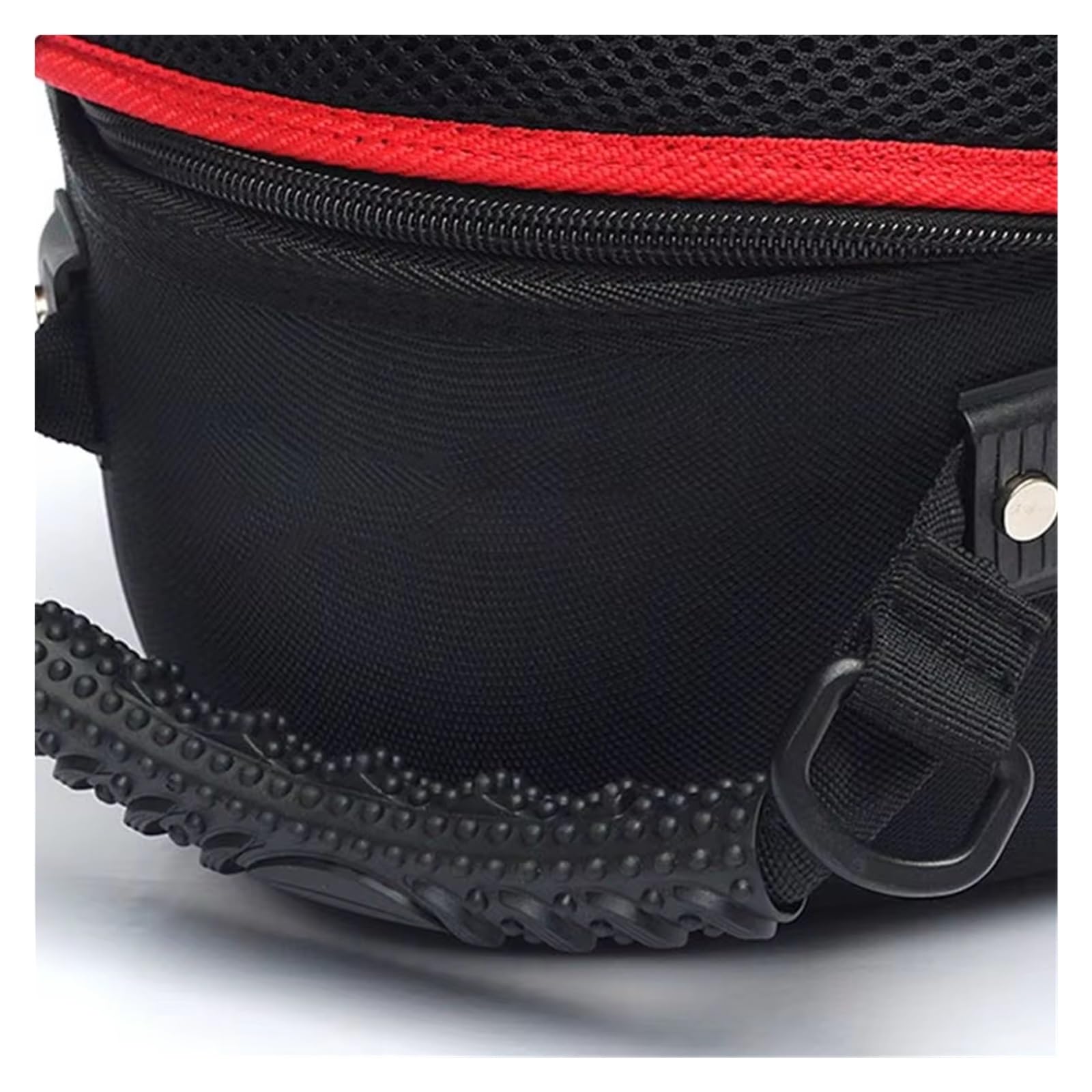 Moto Selle Bagagli Borsa Per Casco Da Moto Impermeabile Da Viaggio Per Moto Zaino Per Casco Borsa Da Motocross Borsa Posteriore Multifunzione Parti Motociclo Borse Serbatoio(Black-Grey Line-S)
