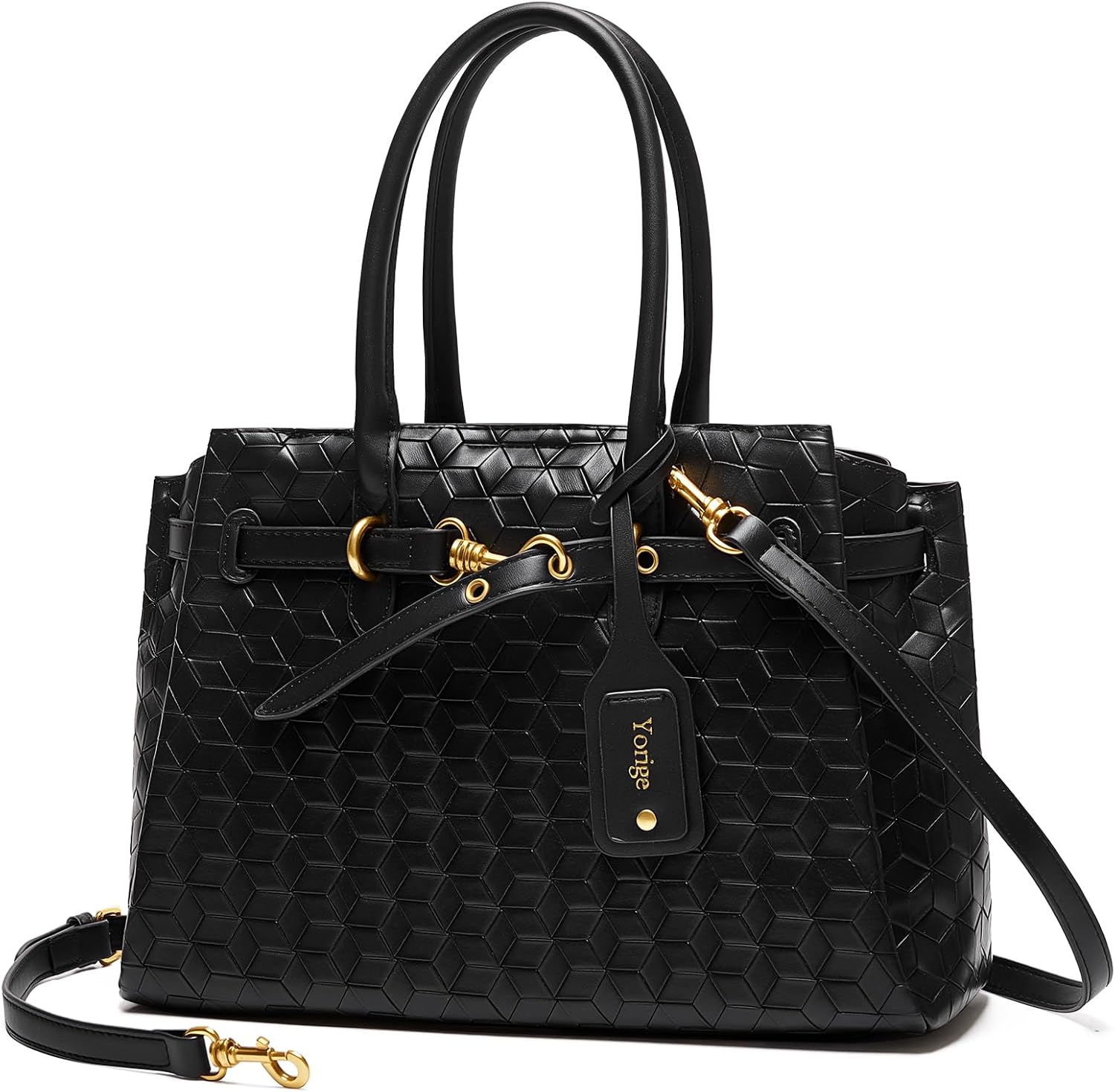 Purse and Handbag for Women Satchel Crossbody Shoulder Bag PU Leather Ladies Top Handle Tote Handbag with Adjustable Strap