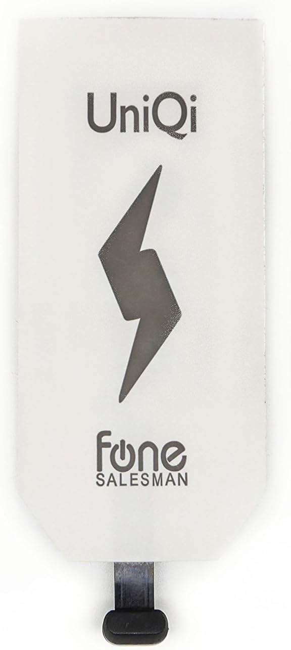 UniQi - Type-C Thin Qi Wireless Charging Receiver for USB Type C phones such as Google Pixel, Pixel XL, LG G6, Nexus 6P, 5X, HTC 10, LG G5, G5 SE, OnePlus 2, 3, 5 6, Huawei P20 Pro (USB-C)