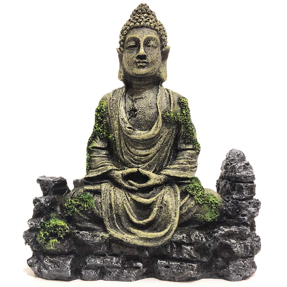 SLOCME Aquarium Buddha Statue Decorations Aquarium Decor Ornament