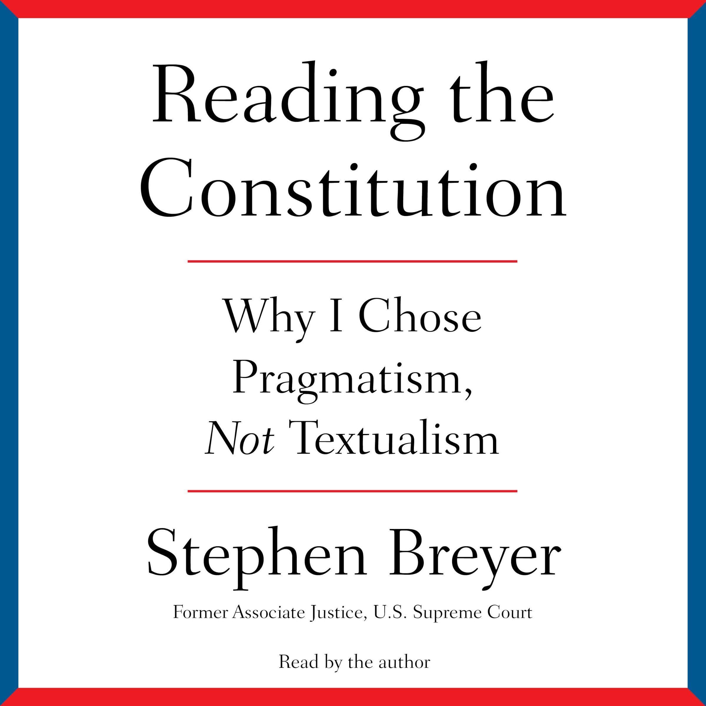 Cover art for Reading the Constitution