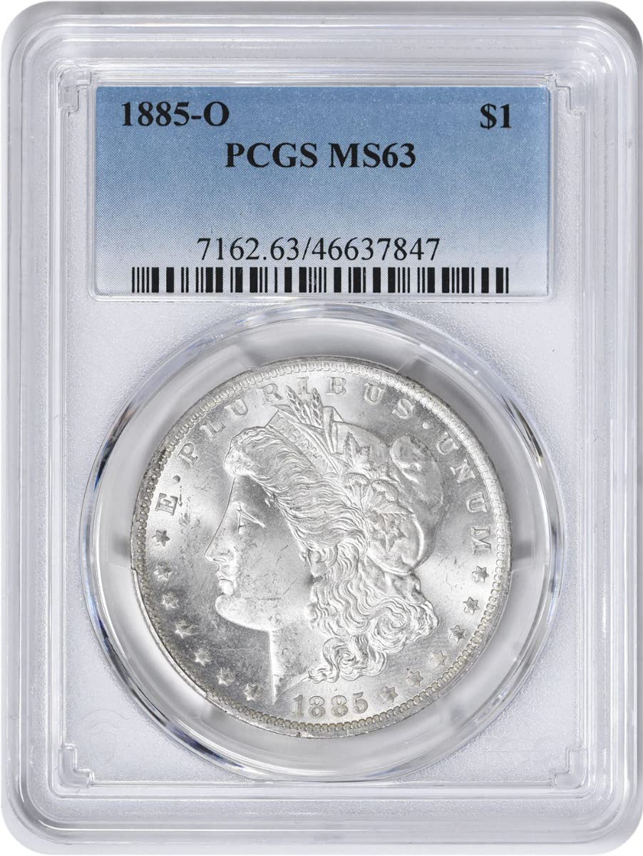 1885 O Morgan Dollar PCGS MS63