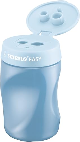 Miniatura 2 de Sacapuntas ergonómico para contenedores - Stabilo EASYSharapuntas - 3 en 1 - Diestros - Azul