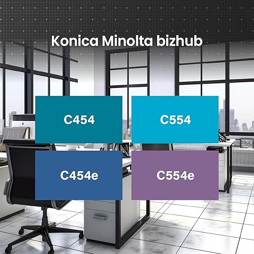 Miniatura 3 de Shiki Cartucho de tóner de repuesto compatible para Konica Minolta bizhub C454 C554 C454e C554e TN512K A33K132 (negro, 27000 páginas)