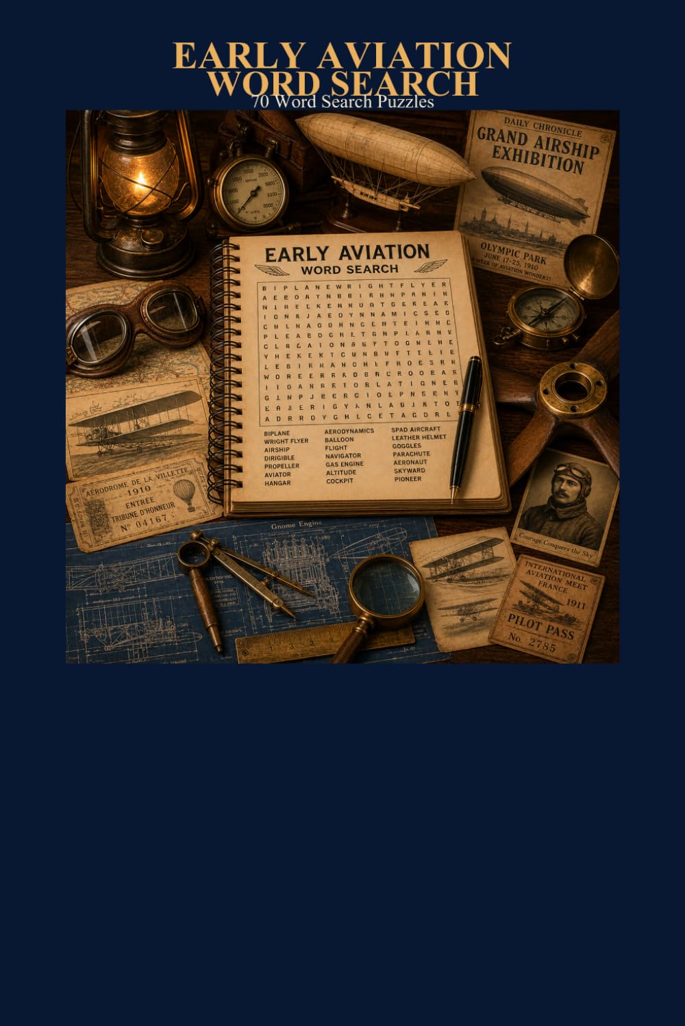Early Aviation Word Search 70 Word Search Puzzles