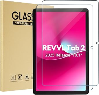 ProCase 2 Pack T-Mobile REVVL Tab 2 Screen Protector, 5G 2025 10.1" -Clear