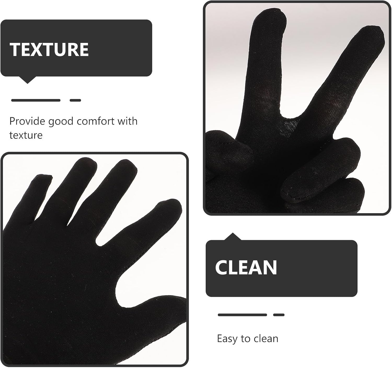 12 Pairs Cotton Gloves for Eczema and Jewelry Handling Reusable Moisturizing Protective Gloves for Indoor and Outdoor Manual Jobs Easy to Clean