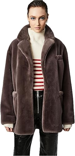 BERNIE BERNARDO Unreal Beaver Fur Jacket