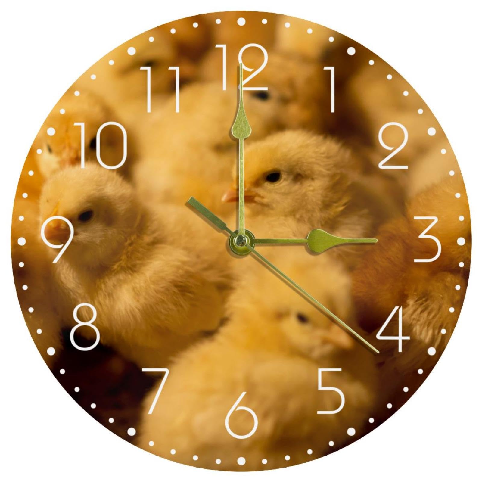 Horloge murale silencieuse pour chambre et bureau sans tic-tac