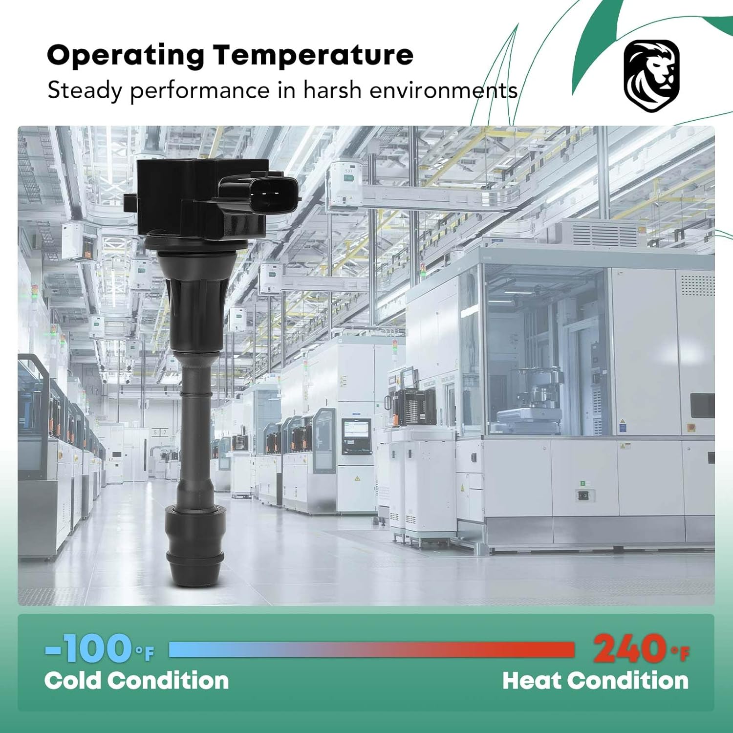 YHTAUTO Set of 4 Ignition Coil Pack Replacement for Nissan Altima 2002-2006, Sentra 2002-2006, X-Trail 2005-2006 2.5L L4 Replace 22448-8H310