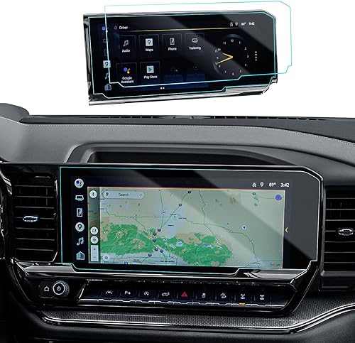 Vista 35 de Protector de Pantalla de Coche para 2015 2016 2017 2018 2019 Cadillac CTS Accesorios Navegación Pantalla Táctil Protector de Película de Vidrio