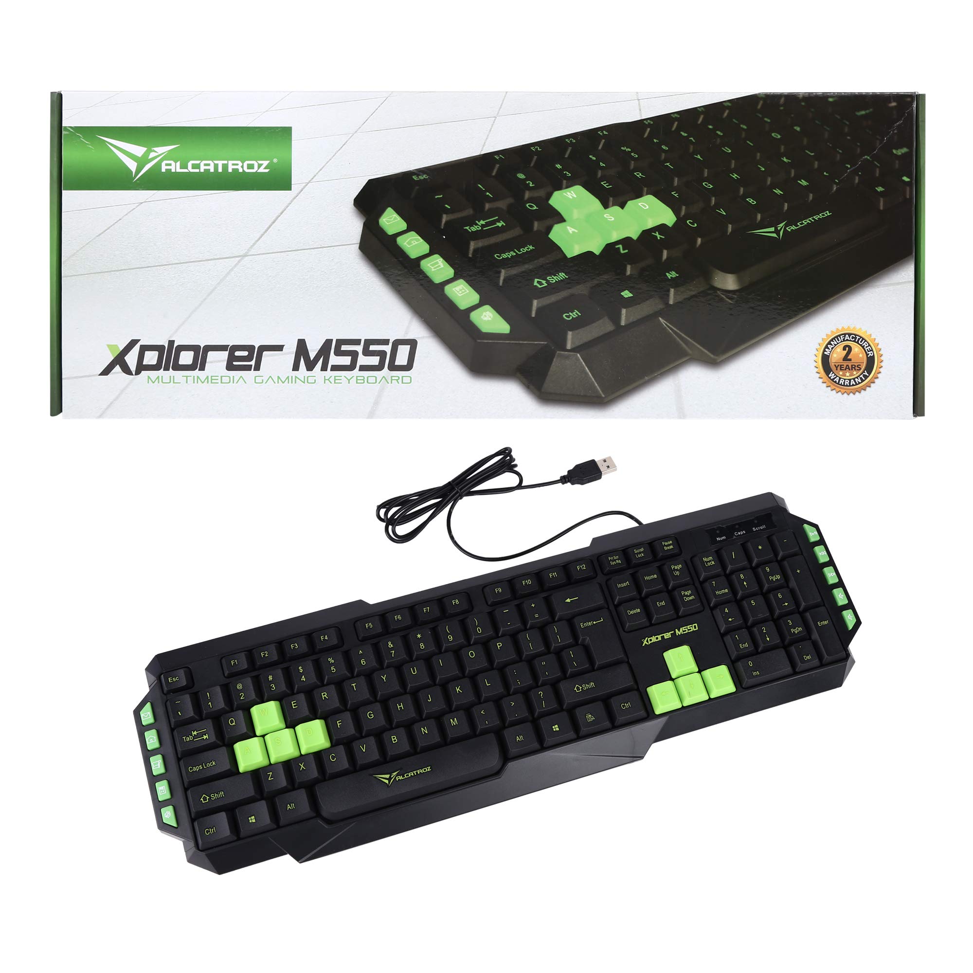 Amazon.in: Buy Alcatroz Xplorer M550 Gaming Keyboard (Black and