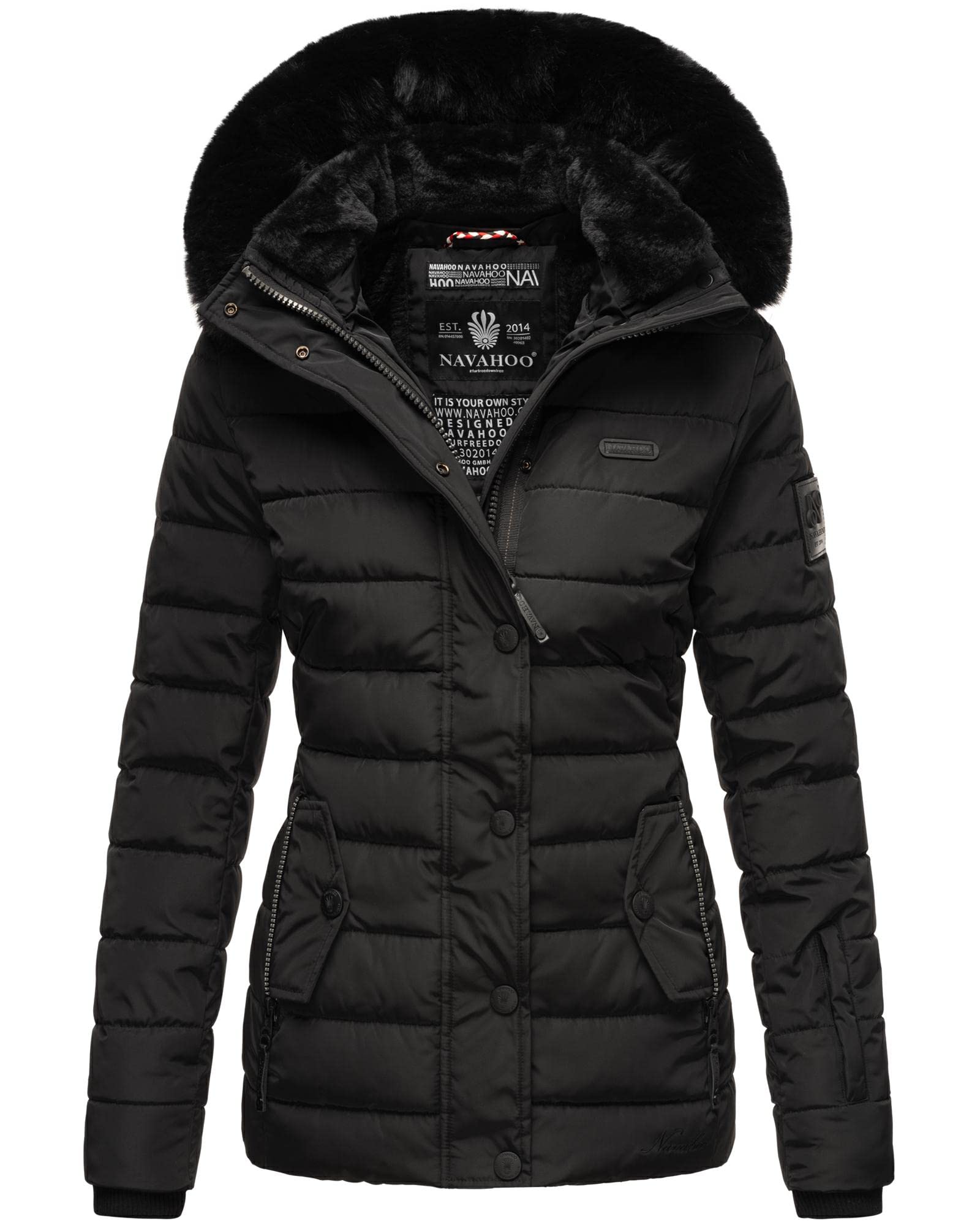 Navahoo Milianaa Steppjacke Damen Steppjacke schwarz Größe S