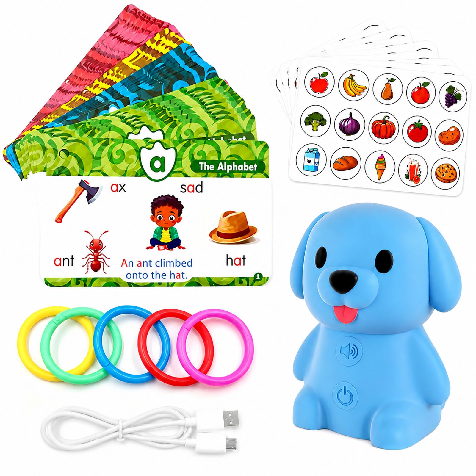 Interactive Reader Dinosaur, Talking Pen with Talking Flash Cards & Sticker