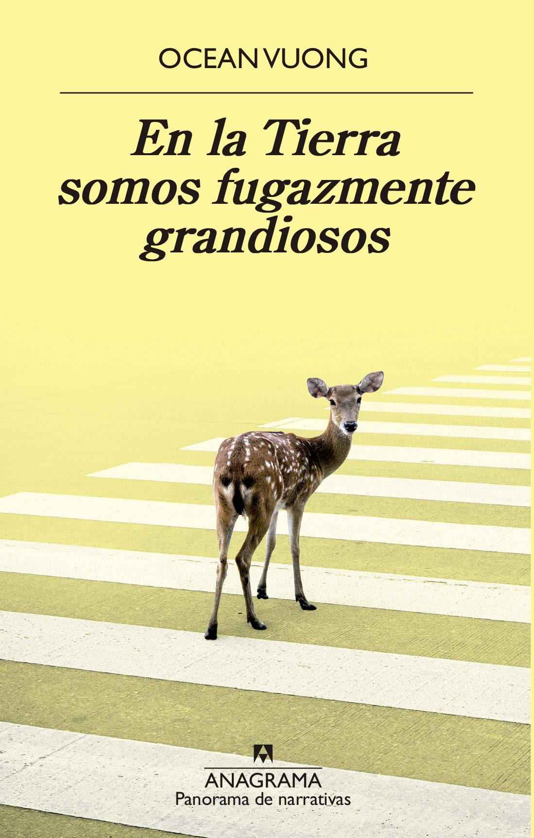 En la Tierra somos fugazmente grandiosos (Panorama de narrativas nº 1022) (Spanish Edition)