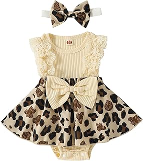 Vestido de ceremonia para niña, 2 unidades, vestido de romper para recién nacido, sin mangas, de algodón, pelele con encaje, elegante, para bautizo de verano