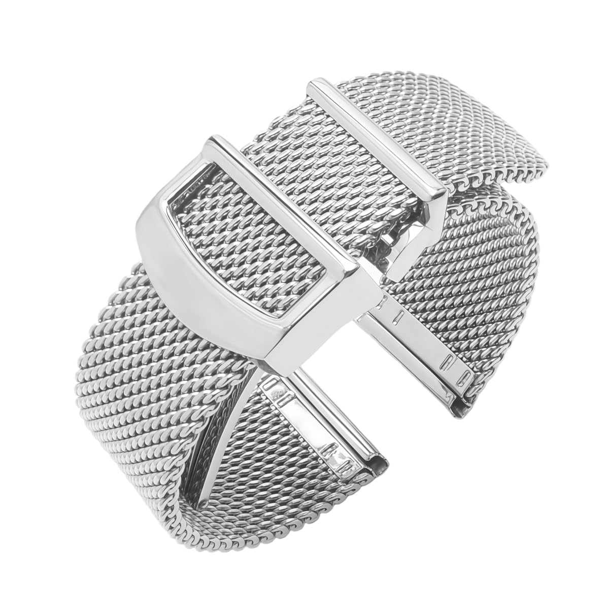 Correa Reloj Acero Inoxidable Brazalete Malla Metal Recambio 20mm 22mm Extremo Recto Eslabón para IWC Portofino