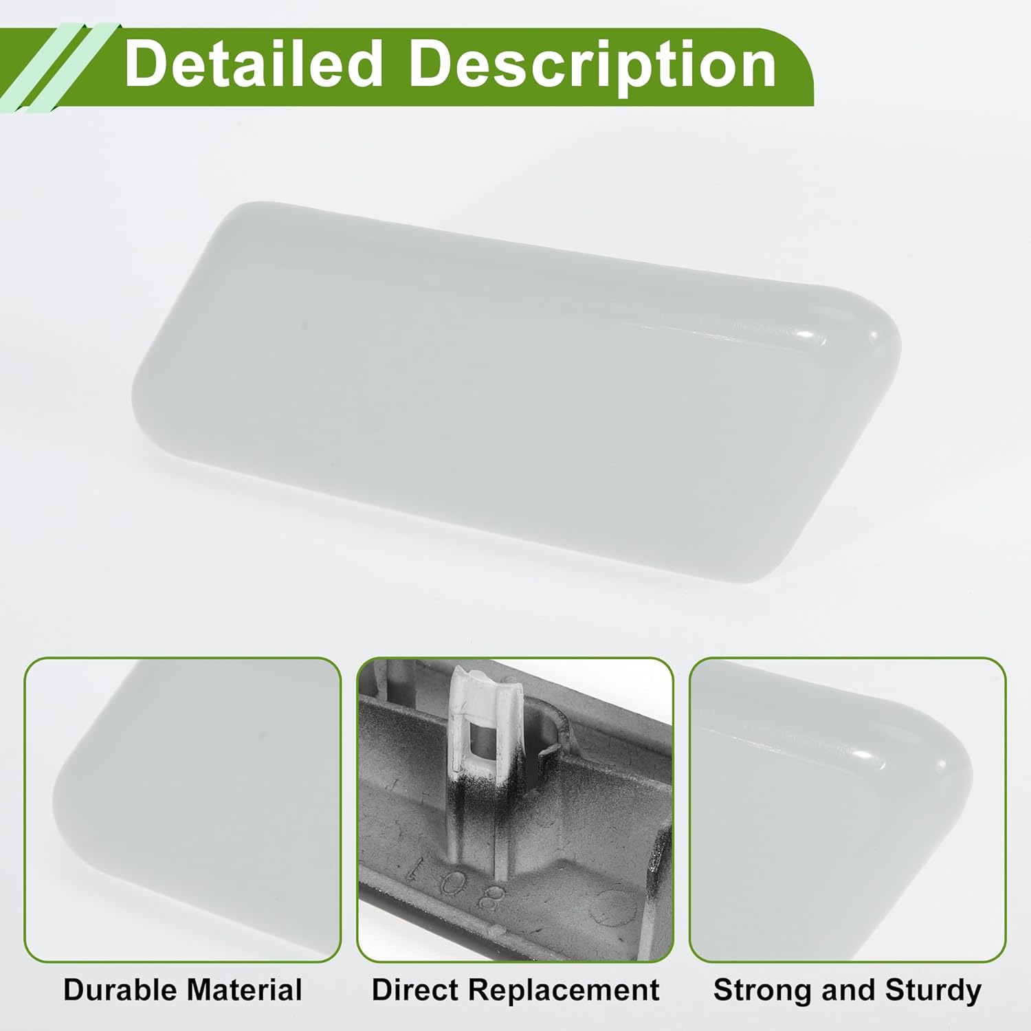 Front Left Side Bumper Headlight Washer Nozzle Cover Cap for Lexus GX460 2014-2019 8504560080 Unpainted Bumper Trim Nozzle Cover 1 Pc