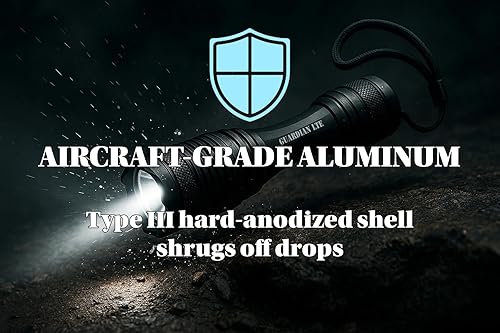 Miniatura 7 de Guardian LTE - Linterna táctica LTE, 500 lúmenes, enfoque de zoom, resistente al agua IPX5, 5 modos (altomediobajoestroboscópicoSOS), doble potencia