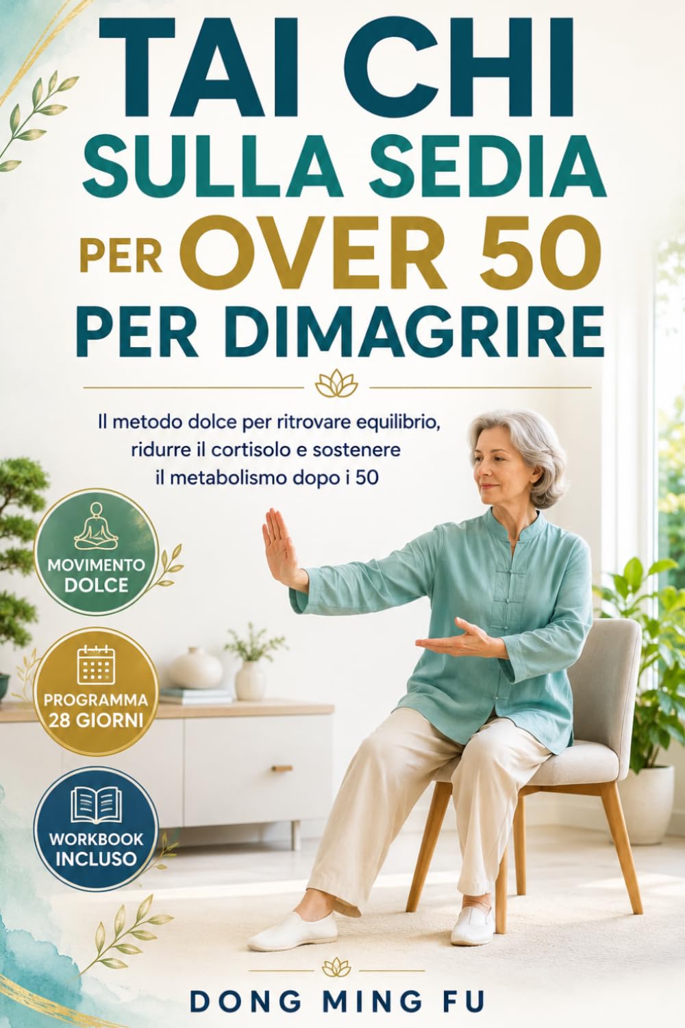 Tai Chi sulla Sedia per Over 50 per Dimagrire: Programma di 28 Giorni per Riattivare il Metabolismo e Ridurre il Grasso Addominale
