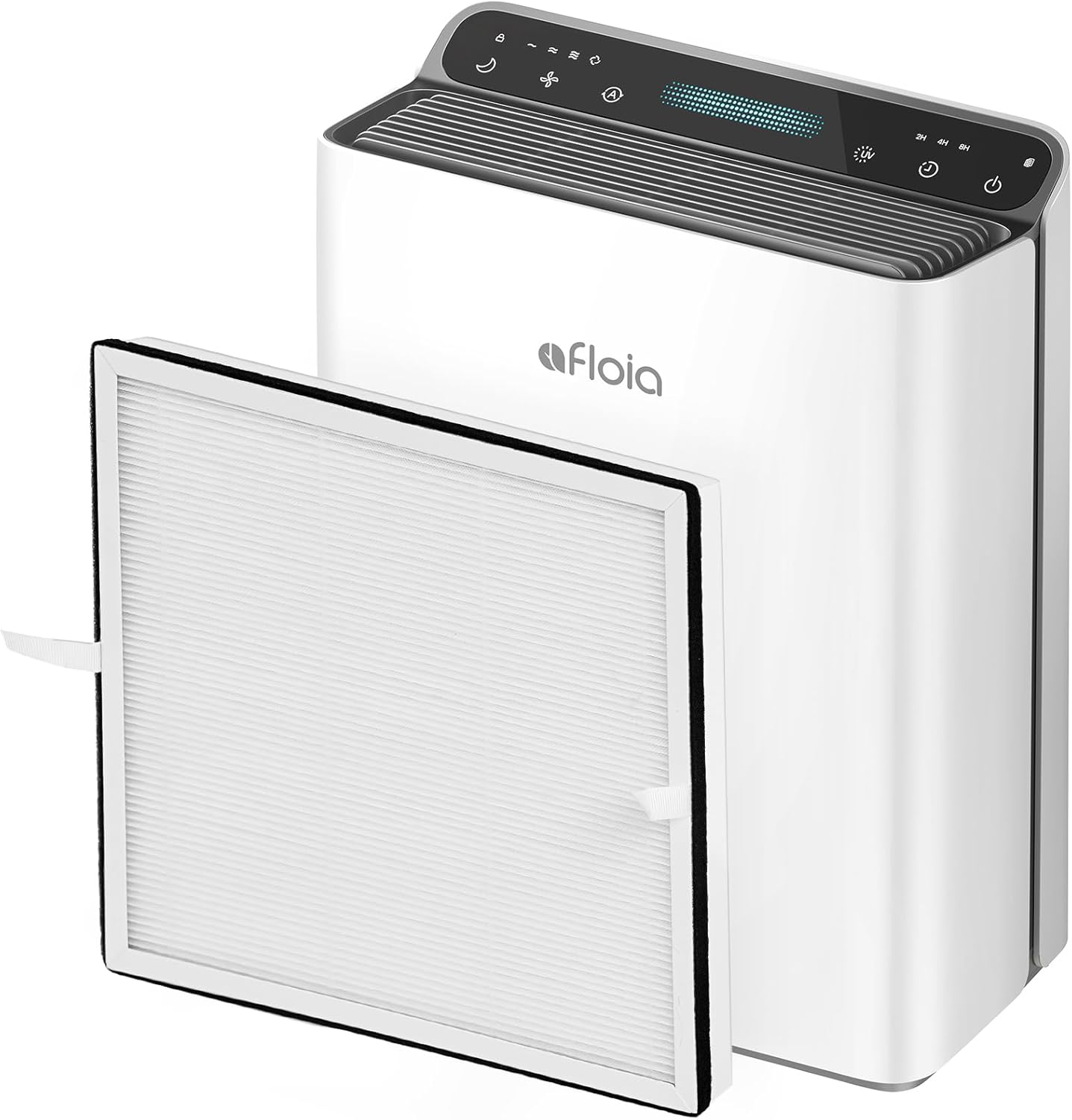 Afloia Air Purifier for Home Large Room Bedroom Up to 2000Ft² with Built-in 4-Layer Filter and Additional 3-Layer Replacement Filter for Passenger Side