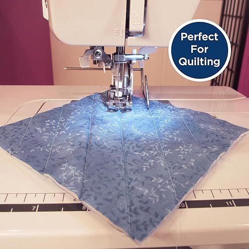 Miniatura 15 de Máquina de coser y bordado con todas las funciones Brother XR3774 con 37 puntos, 8 pies de costura, tabla ancha y DVD instructivo