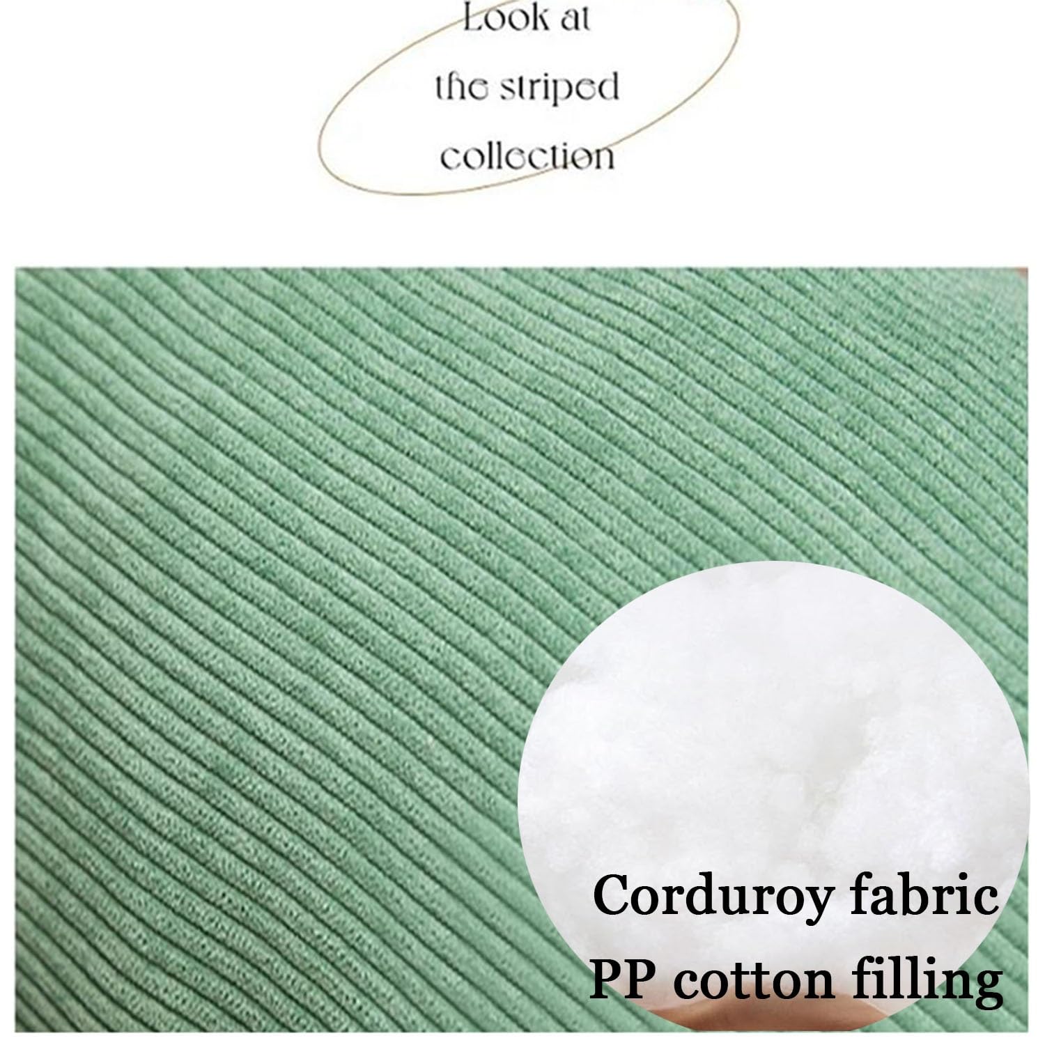 Cuscino cilindrico rotondo in velluto a coste in memory foam, sfoderabile e lavabile, per supporto per schiena, collo e gambe, morbido cuscino cilindrico per abbracciare e dormire (20 x 120 cm)