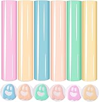 Vista 7 de Puff Vinyl Transferencia de calor – 8 hojas (12 x 10 pulgadas) de vinilo de transferencia de calor blanco 3D Puff HTV negro Puff hierro sobre vinilo