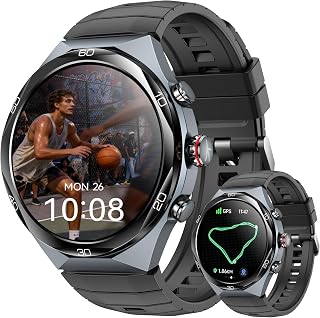 Smartwatch com ChatGPT e IA, GPS Integrado, Tela LTPO AMOLED 1,46" 1000 Nits, Bateria 510mAh até 14 Dias, Chamadas Bluetooth, 180 Modos Esportivos 5ATM