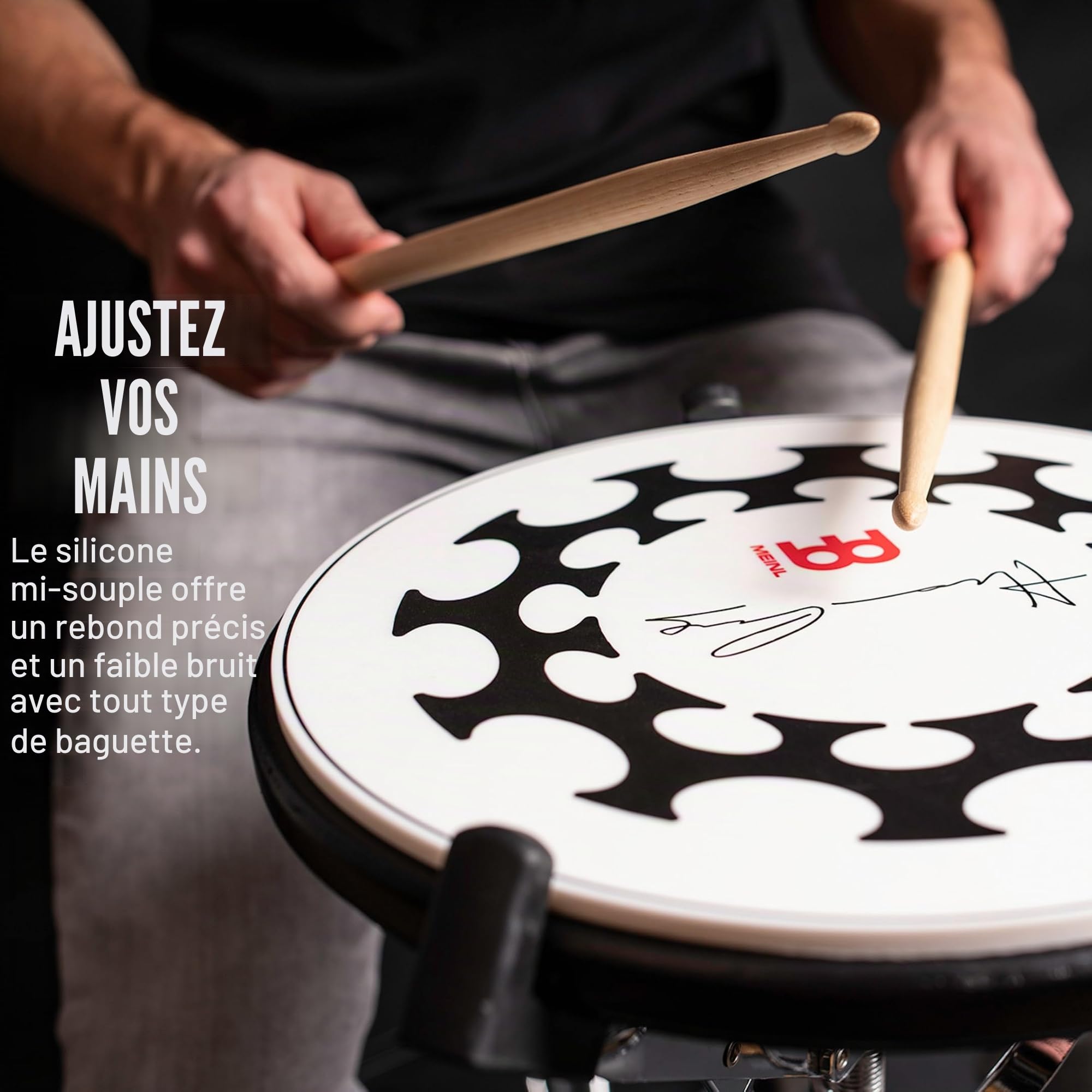 Meinl MPP-12-TL Pad d'entraînement Thomas Lang 12"