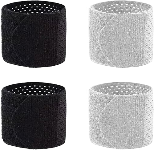 EHDWXVZM Lot de 4 bracelets respirants, élastiques, réglables pour poignets, ban