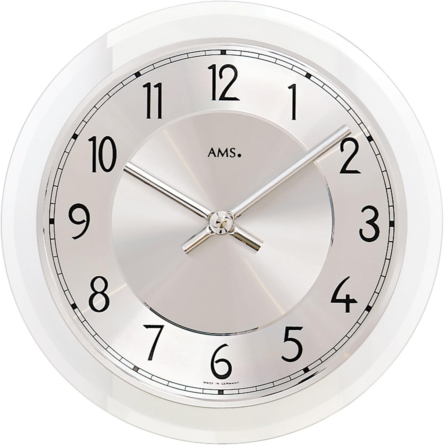 AMS Modern Wall Clock with Quartz Movement from