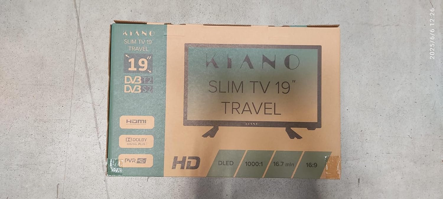 KIANO 19-inch Portable HD TV front view
