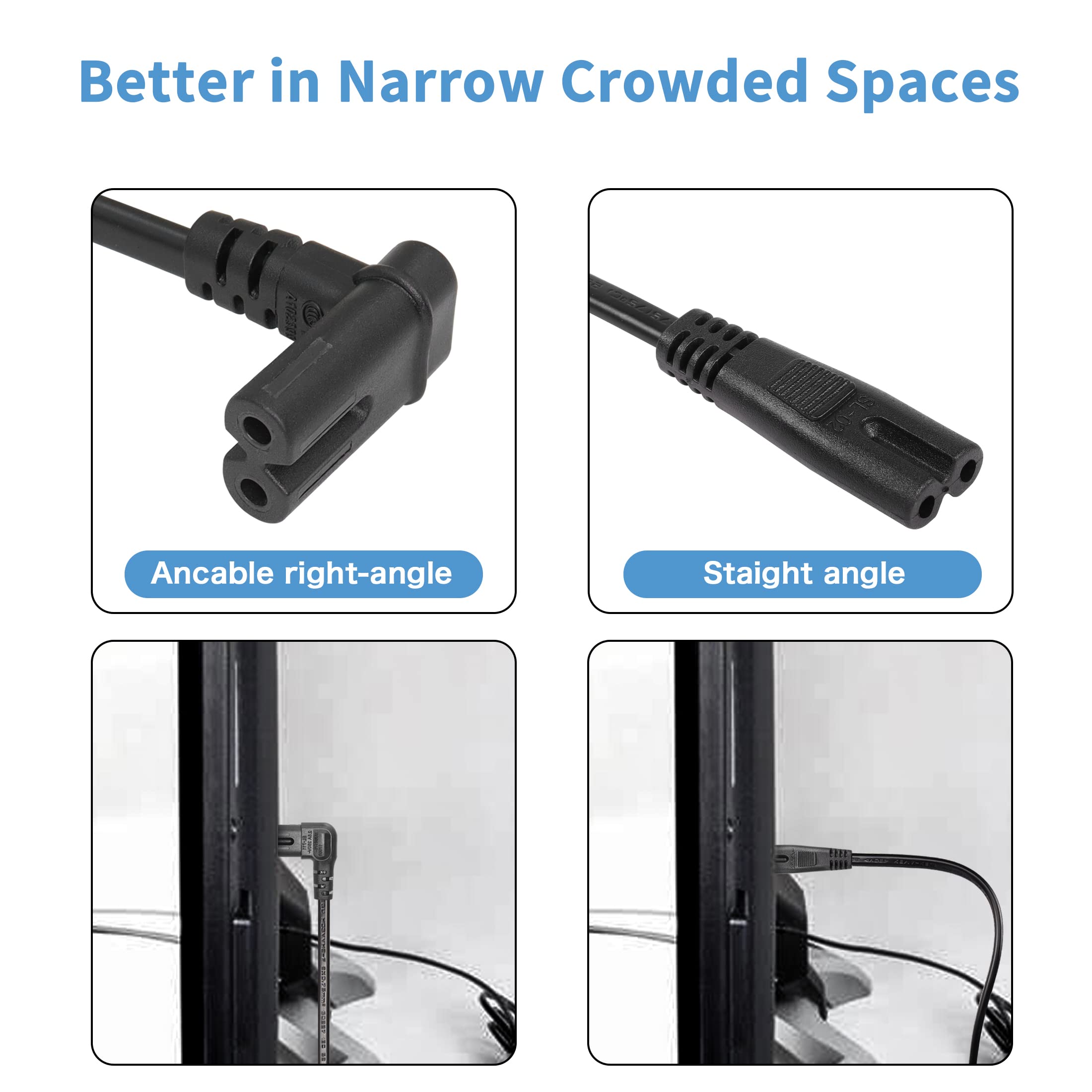 Goobay 97359 Câble De Raccordement Euro / Câble Secteur / Câble D'alimentation / 2 Fils / Prise