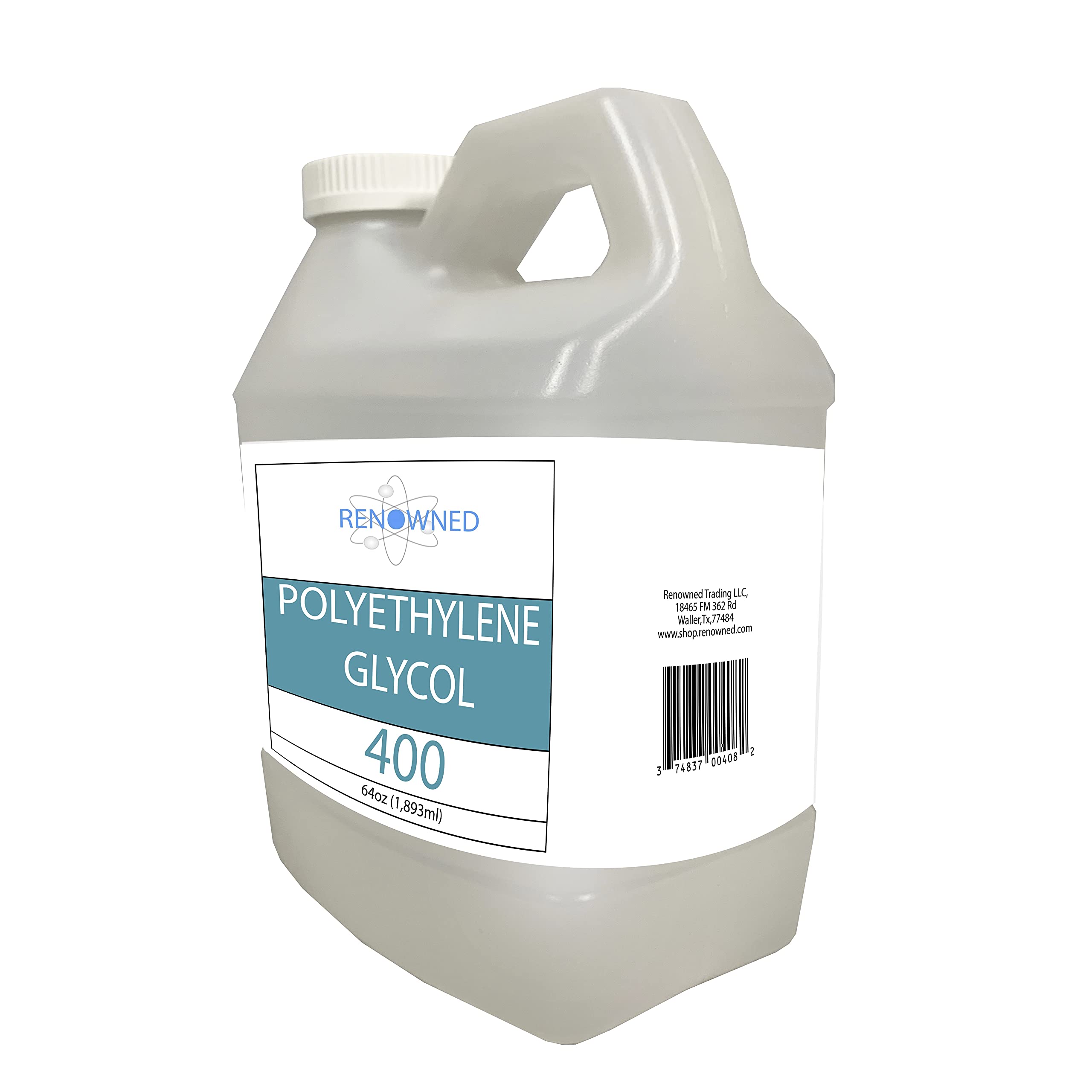 Renowned Trading | Polyethylene Glycol (PEG400) (64 fl oz)