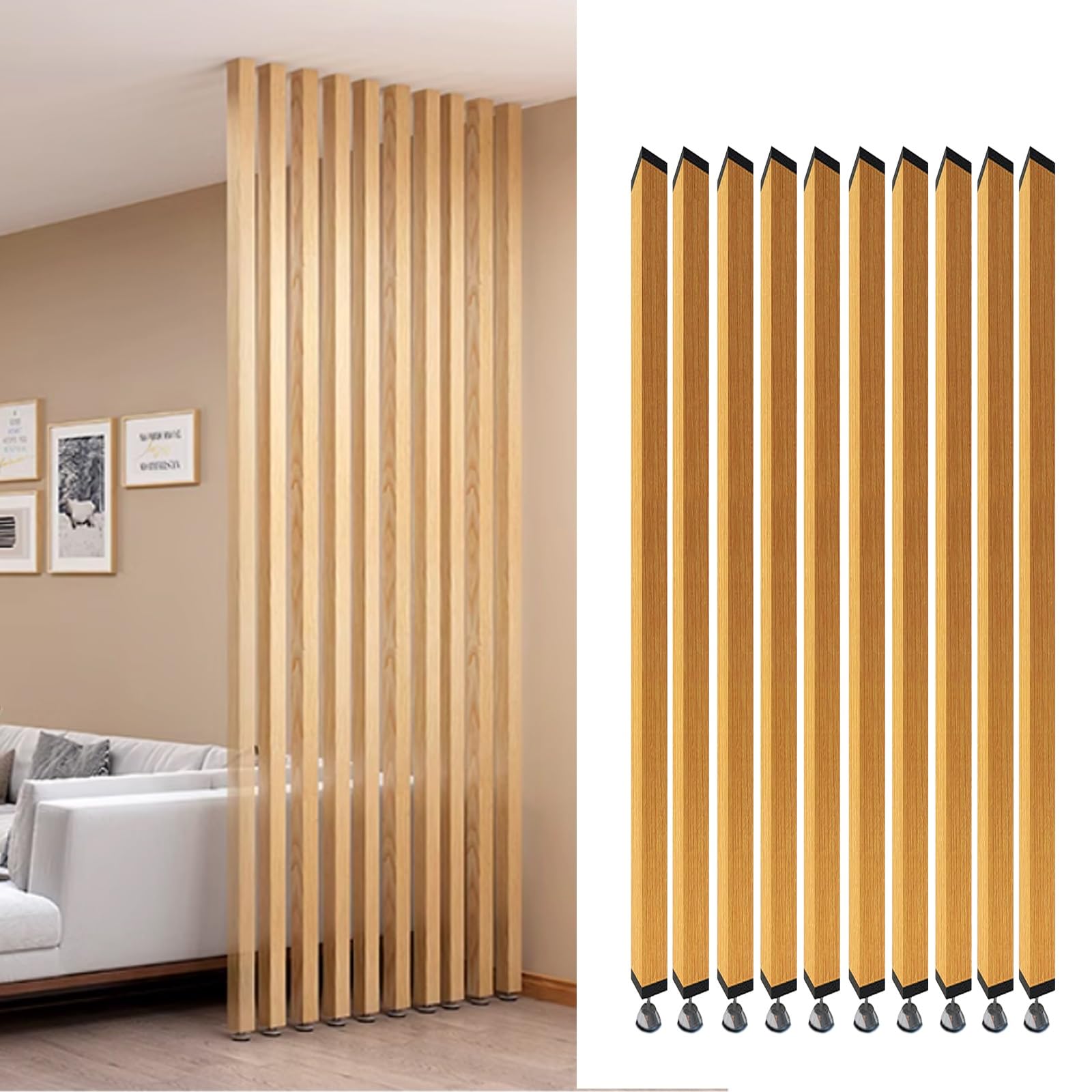 Cloison de séparation murale amovible 100 cm pour isoler la cuisine ou le couloir
