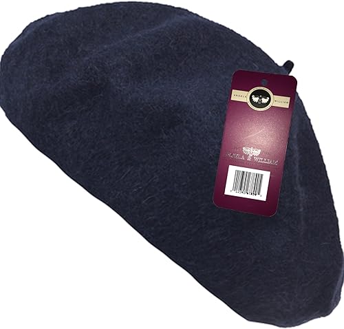 Miniatura 7 de WW004 - Gorro de invierno 100 lana cálido de arte francés vasco boina Tam