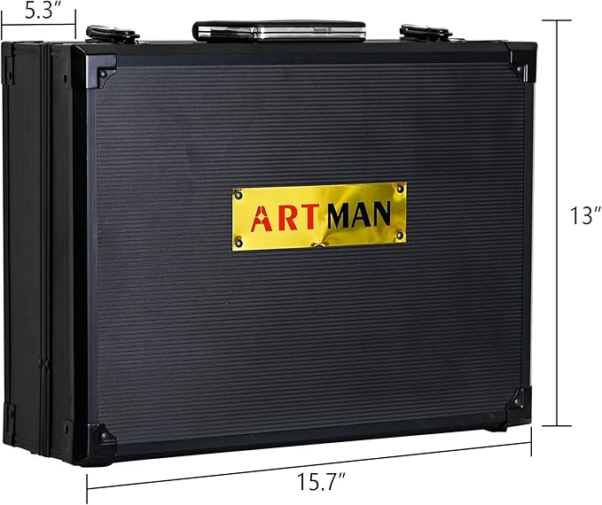 Juego de 247 herramientas con maletín de aluminio miniatura 3