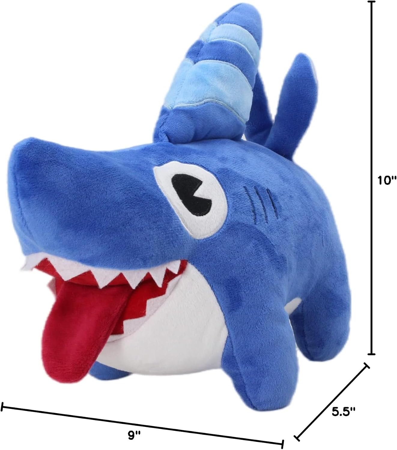10inch Shark Dog Plush Toy Cute Shark Stuffed Animal Doll Cuddling Plushies Shark Puppy Doll