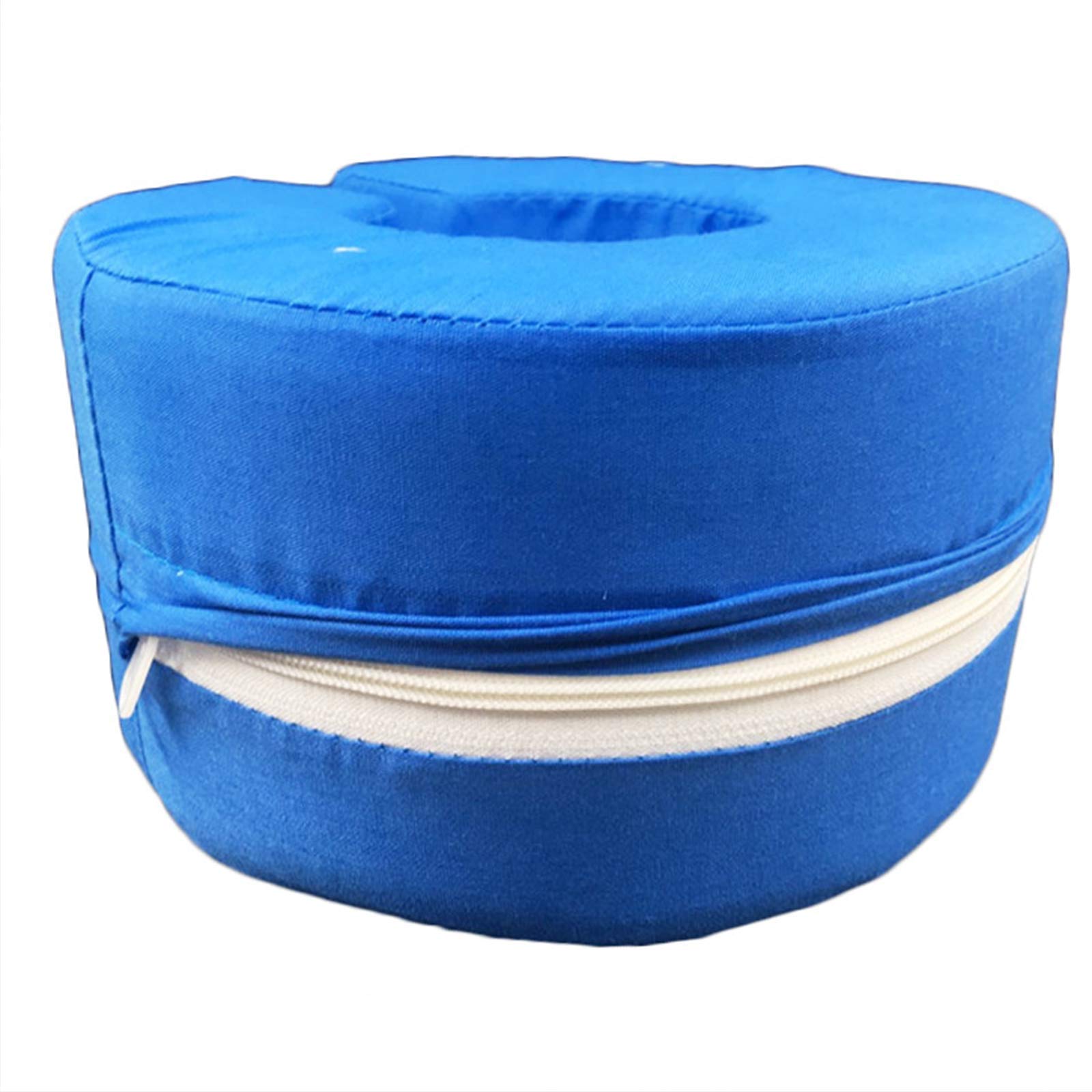 Almohada de Apoyo para pies con Espuma viscoelástica para Cama, Elevador de pies Que Alivia la presión en los pies, cojín de Apoyo para el Tobillo Que previene,White