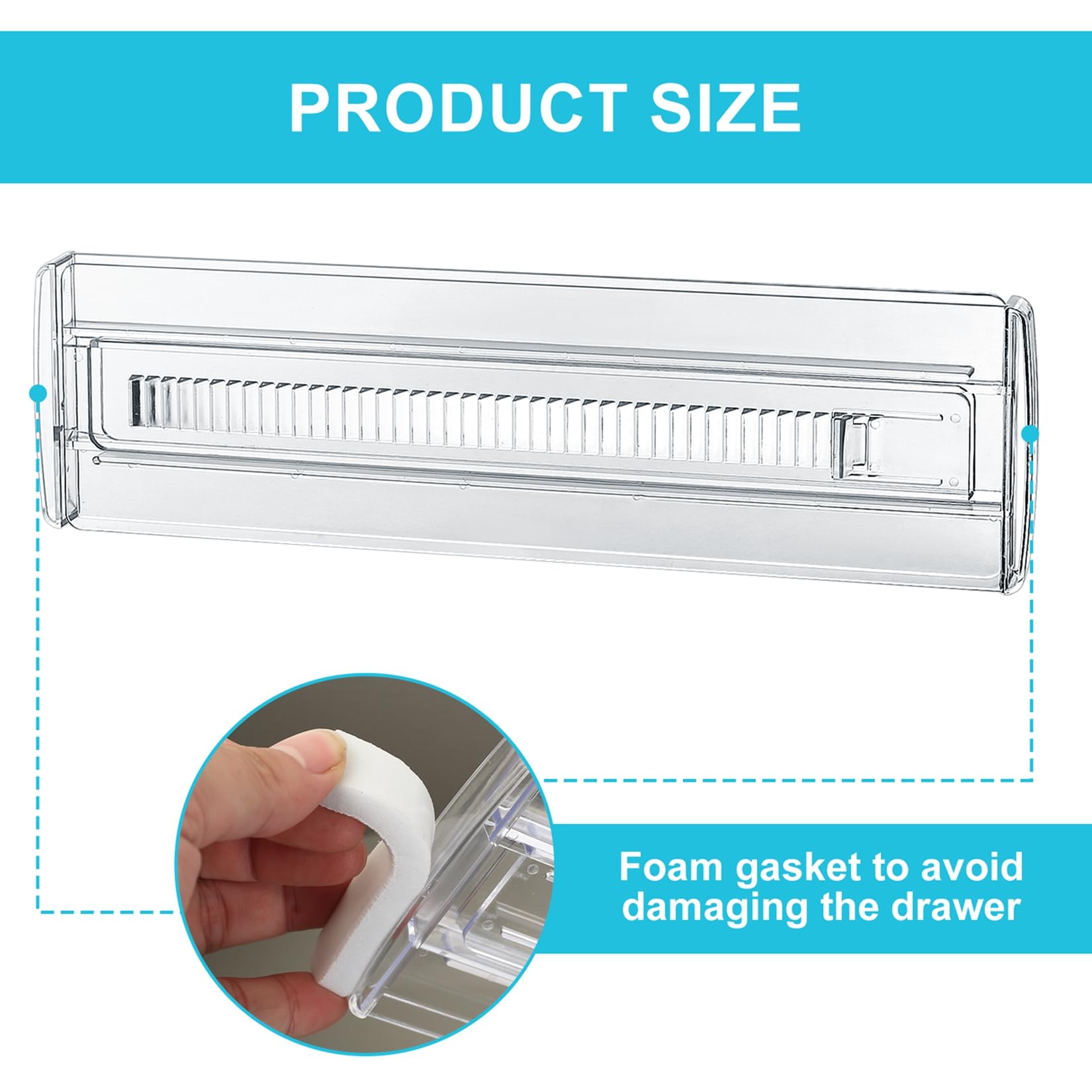 Schubladen-Organizer Aus Holz - 2 Verstellbare Trennwände Für Küche & Kommode