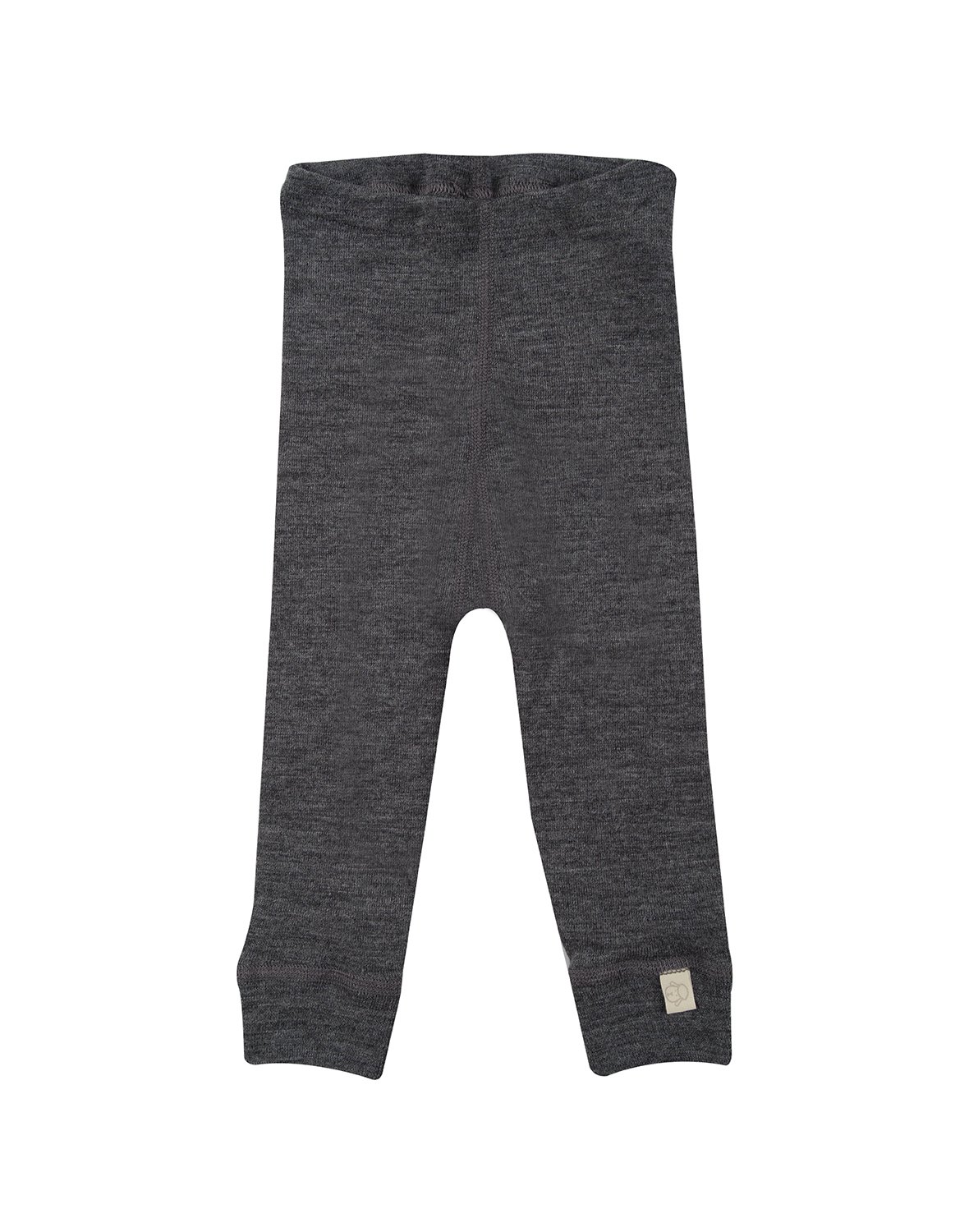 DILLING Baby long johns - organic merino wool Dark Grey Melange 92