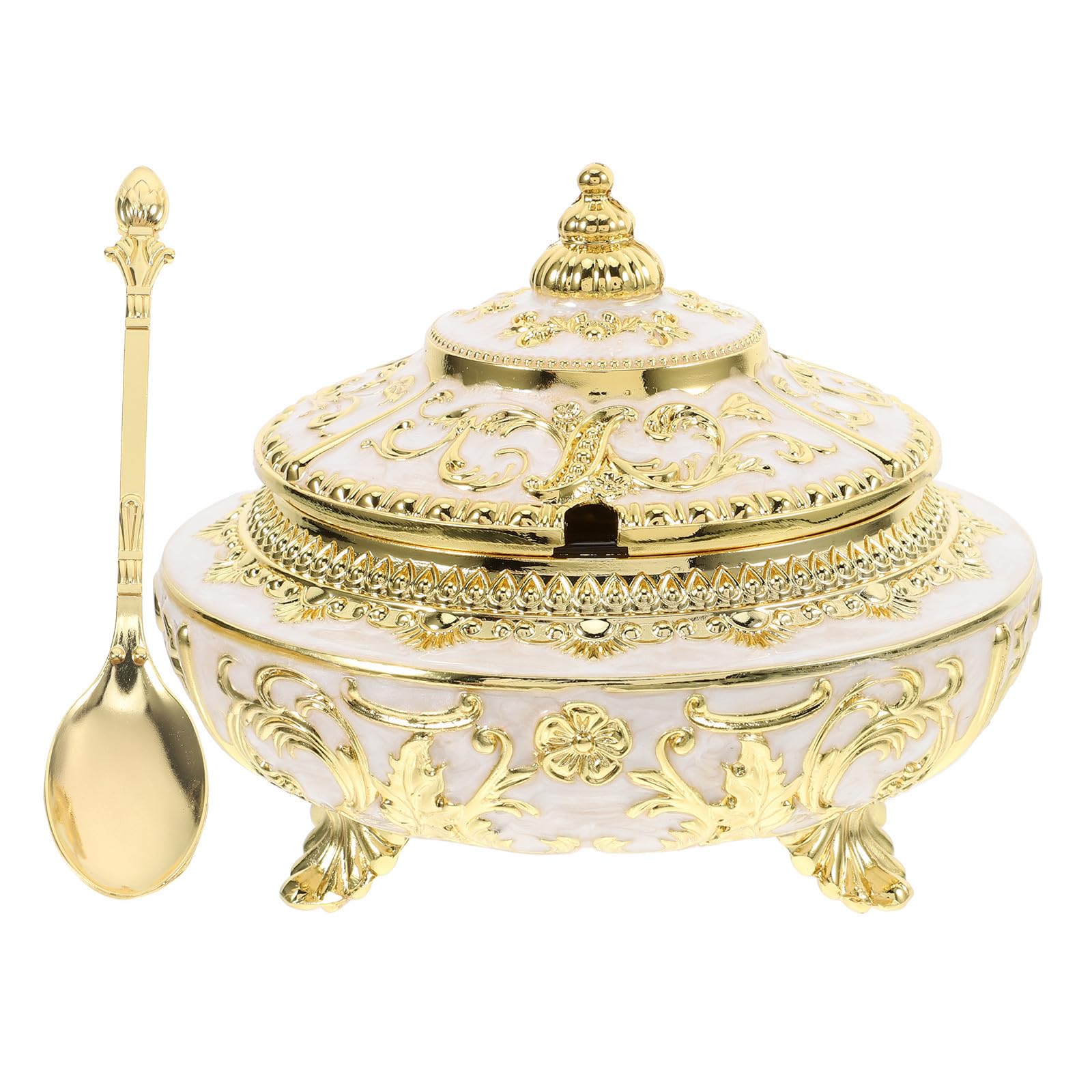 FRCOLOR Tarro de Especias Dorado de Aleación Tapa Dosificadora, Práctico Recipiente para Condimentos que Ahorra Espacio y Mantiene Especias en Cocina