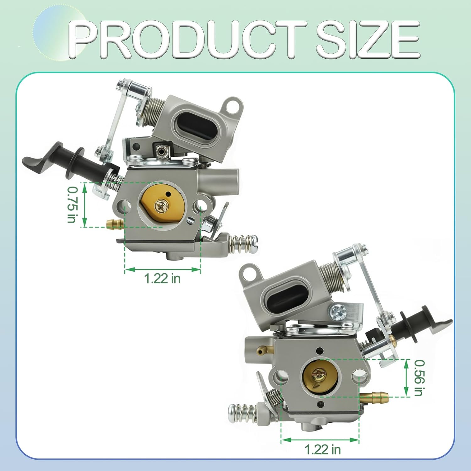 578936901 New Carburetor Kit Compatible With Husqvarna T435 Chainsaw Engine Carb Replace Parts OEM 522007601 - With Tune Up Kit