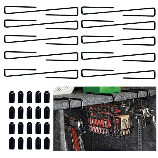 XINGTS Pistol Rrack for Gun Safe,Handgun Rack,Gun Safe Organizer,Indoor Gun Racks,Pistol Holder for Safes or Cabinets with Our Gun Safe Shelf and Pistol Display Stand,The Perfect Gun Storage Solution